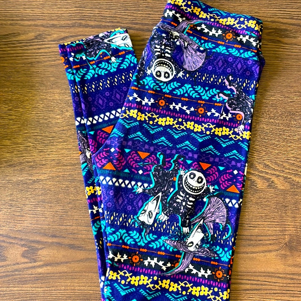 Disney NBC Lock, Shock, and Barrel Lularoe OS leggings